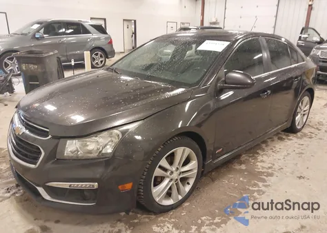 2015 Chevrolet Cruze 2Lt Auto из США, поврежденный, VIN 1G1PE5SB1F7291807